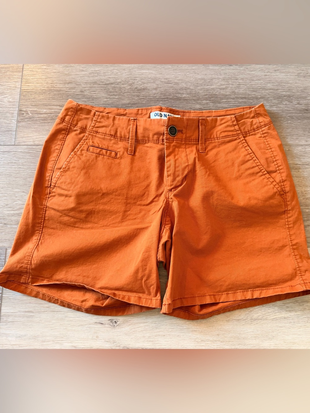Old Navy Orange Chino Shorts - Size 0
